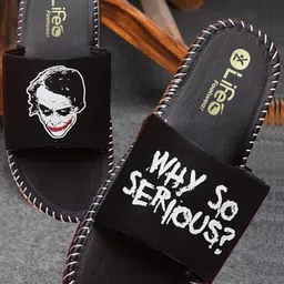 LIFA TRADERS Men Black Casual Slip-On Sandals-picture-24