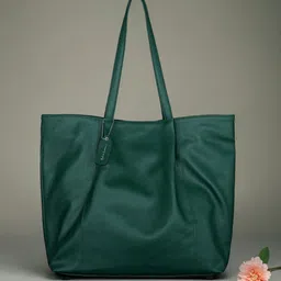 Mast & Harbour PU Oversized Shopper Tote Bag with Tasselled image 1