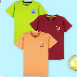 KiddoPanti Boys 3 Printed T-shirt image 1