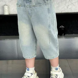 StyleCast x Revolte Boys Regular Fit Mid-Rise Denim Shorts image 5