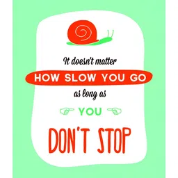 Inephos White & Green Printed Wall Posters image 1