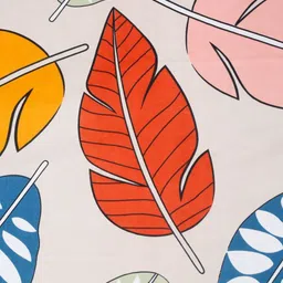 Arrabi Cream-Coloured & Blue Floral Printed 8-Seater Table Cover image 4