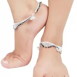 AamNa Enterprises Silver-Plated Anklet image 3