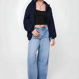 Mast & Harbour Women Fleece Lightweight Open Front Jacket image 4