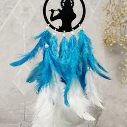 COLOR SPLASH Krishna Rakhi With Krishna Dream Catcher & Roli Chawal Gift Set image 3