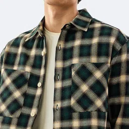 Snitch Men Tartan Checks Checked Casual Shirt image 2
