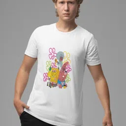 Black Collection Men Graphic Printed Round Neck Cotton T-shirt-picture-31