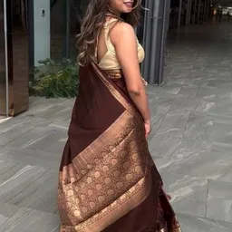 SHRIADINATH Silk Blend Saree image 4