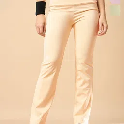 COLOR CAPITAL Women's Pack Of 3 Antimicrobial Flared Gym Tights-picture-27