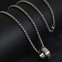 SALTY Pack of 2 Men Cosmo Ring Silver Chain-picture-18