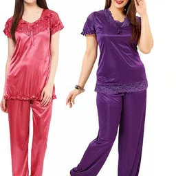 PHALIN Women Printed Night suit-picture-47