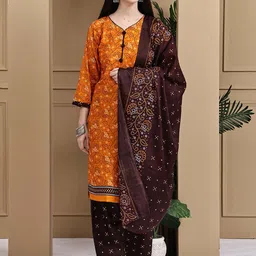 Roly Poly Women Bandhani Printed Kurta with Salwar & Dupatta-picture-29