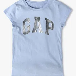 GAP Girls Typography Printed Relaxed-Fit Pure Cotton T-Shirt-picture-12