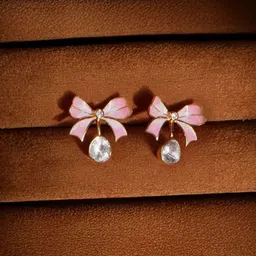Polki Stories By Raniwala 14 Kt Women Yellow Earrings Diamond-picture-13