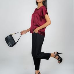 Zink London Women Solid Round Neck Top-picture-43