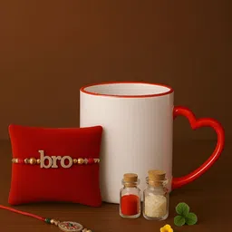 INTERNATIONAL GIFT Red Printed Ceramic Glossy Mugs Set of Cups and Mugs-image-37