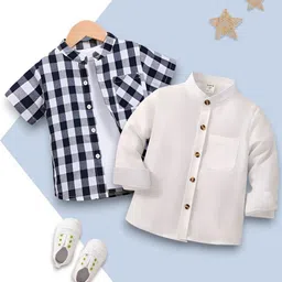 VANI COUTURE Boys Buffalo Checks Checked Casual Shirt-picture-19