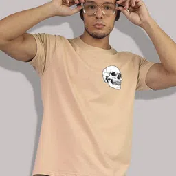 Greylongg Men Graphic Printed Round Neck Cotton T-shirt-picture-14