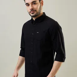 TIM PARIS Men Solid Regular Shirt image 3
