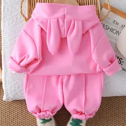 StyleCast x Revolte Girls Self Design Hooded Sweatshirt With Joggers image 5