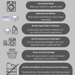 Kryptic Blue & White Geometric Printed 180 GSM Pure Cotton Bath Towel image 4