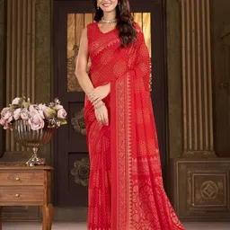 Garden Vareli Ethnic Motifs Pure Georgette Designer Saree-picture-33