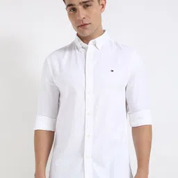 Tommy Hilfiger Men Slim Fit Opaque Casual Shirt-picture-23