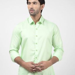 Numero Uno Men Slim Fit Spread Collar Solid Cotton Casual Shirt-picture-29