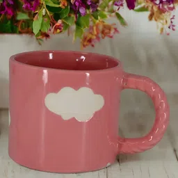 The Decor Lane Pink & White Printed Dishwasher and Microwave Safe Ceramic Mug 400ML-image-62