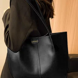 CLASSY WOMEN PU Shopper Tote Bag image 4