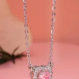 VIMALNATH SALES Rhodium-Plated Heart Shaped Pendants image 4