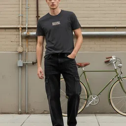 glitchez Typography Printed T-shirt image 5