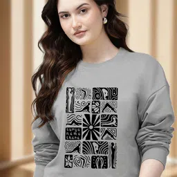 AUSK Women Graphic Printed Full Sleeve Sweatshirt-image-38