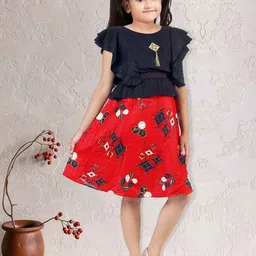 KRISHTINA Floral Print A-Line Dress image 3