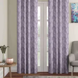 Aura Purple & Lavender Set of 2 Door Curtain-image-10