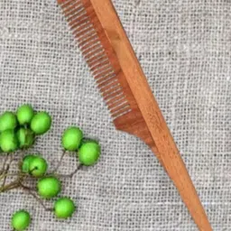 HEHER Set Of 4 Natural Neem Wooden Comb-image-95