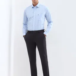 Allen Solly Men Spread Collar Vertical Striped Cotton Slim Fit Formal Shirt image 2