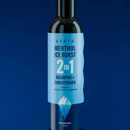 ARATA Menthol Ice Burst 2-In-1 Shampoo + Conditioner - 200 ml-picture-14