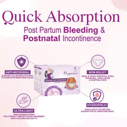 Pregawear Women Pack Of 5 Leak-Proof Disposable Maternity Underwear Basic Briefs PF005A0XS image 5