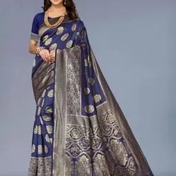 KALINI Woven Design Zari Pure Silk Banarasi Saree-picture-18