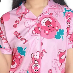 BAESD Girls Printed Shirt with Shorts image 3