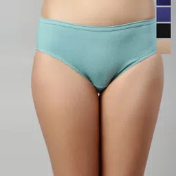 Enamor Pack Of 5 Pure Cotton Hipster Briefs CH03 Multicolordark-1-image-14
