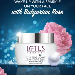 Lotus Herbals Set Of 2 White Glow Advanced Pink Glow Day Cream & Night Cream - 50 g Each image 2