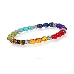 CONTEX MEDIA Unisex Artificial Beaded Elasticated Bracelet image 3