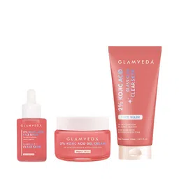 GLAMVEDA Set Of 3 2% Kojic Acid Face Wash- 150 ml- Gel Cream- 50 g & Face Serum- 30 ml-image-77