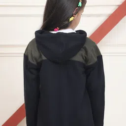MINI & MING Girls Colourblocked Hooded Sweatshirt image 5
