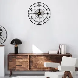 hometrix Analog 16 cm X 40 cm Wall Clock image 4