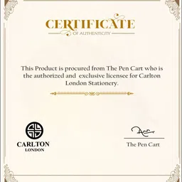 carlton london Pink Executive Ball Pen Metallic Body with Smooth Ink Flow Ball Pen image 5