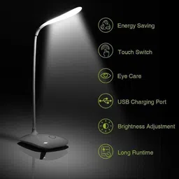 rexburg Rechargeable Led Emergency Desk Table Lamp Student Reading Light Foldable G232 Study Lamp image 5