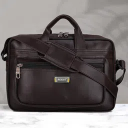bright luggage Men & Women Brown Messenger Bag - Extra Spacious-picture-28